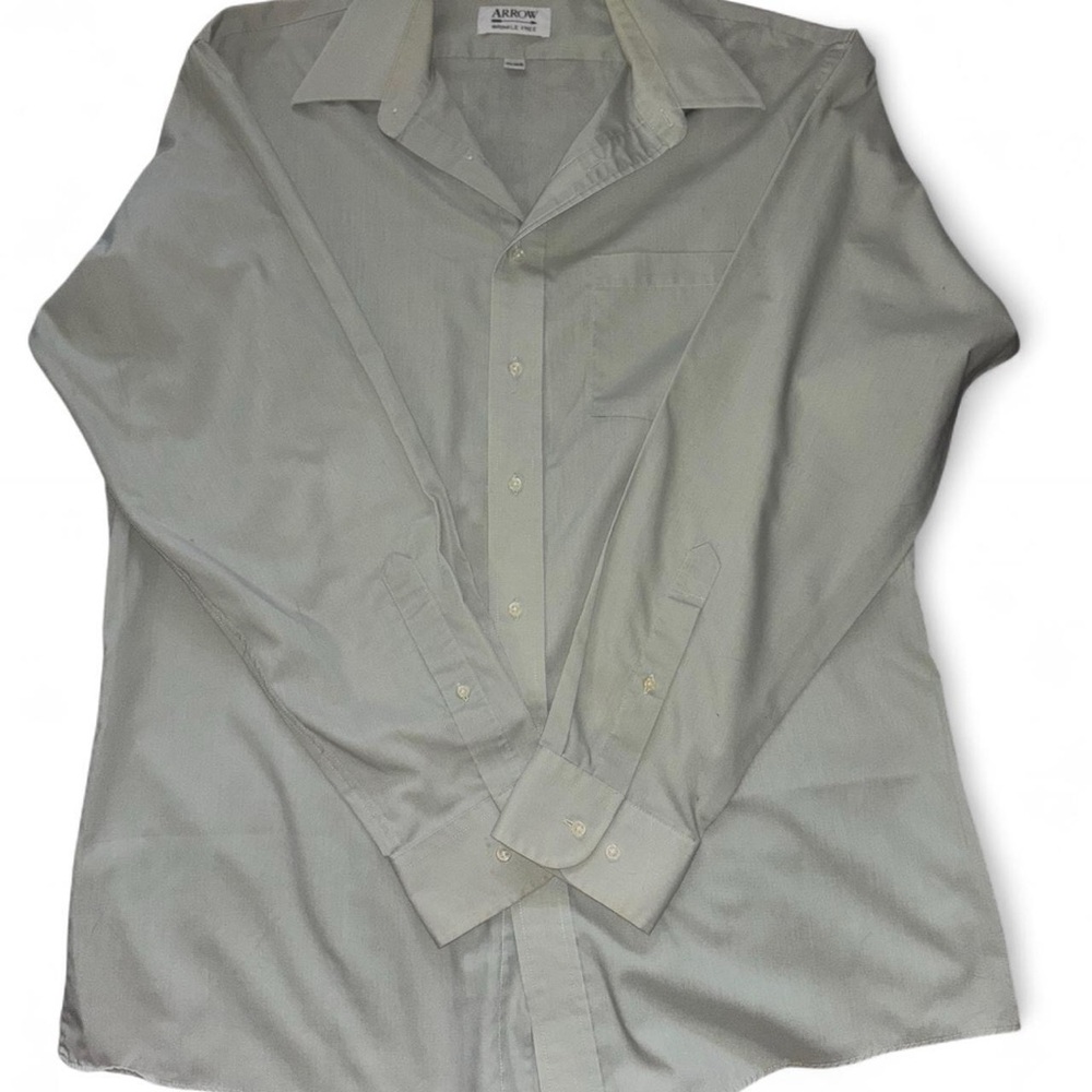 Arrow Men's Elegant Cream Dress Shirt